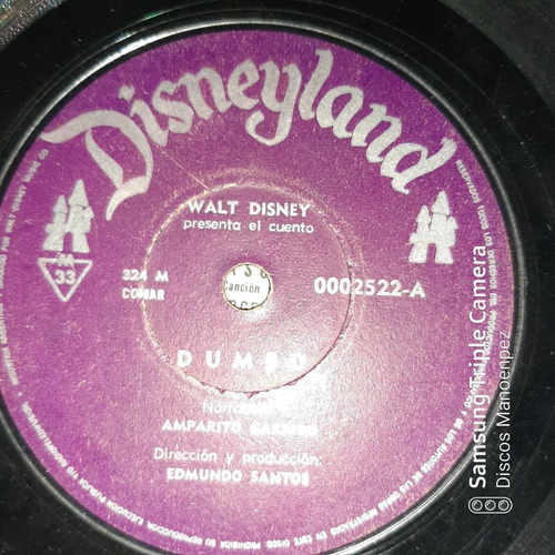 Simple Cuento Y Canciones Pelicula Dumbo Disneyland C15