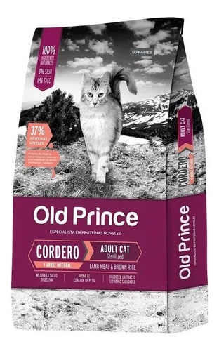 Alimento Old Prince Para Gato Adulto Cordero Sterilizado 7,5