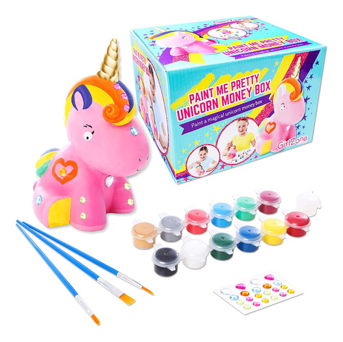 Arte Y Manualidades Pinta Tu Propia Alcancia De Unicornio