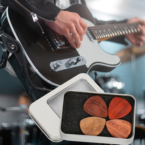 Shaoke 4x Púas De Guitarra Eléctrica, Púas De , Tono Cálido