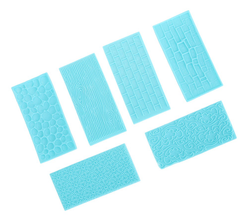 Sellos Con Estampado De Tartas, 6 Unidades, Moldes Con Textu
