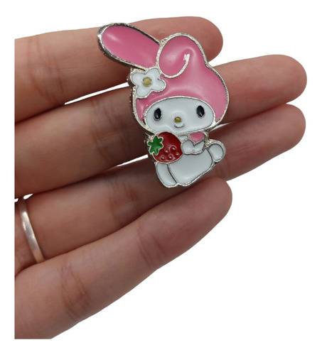 Pin Pins Prendedor De My Melody Hello Kitty De Metal Kawaii