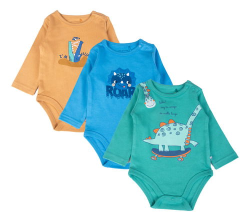 Pack Body Bebe Multicolor Pillin ( Pvb211-25sur )