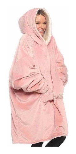 Imagen 5 de 9 de Sudadera Cobija Hoodie Con Capucha Afelpada Calientita Suave