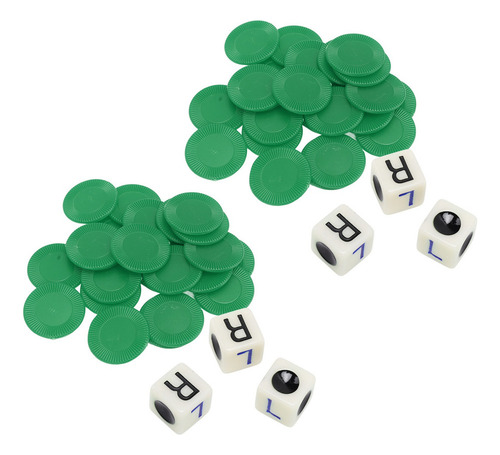 Q Juego De 2 Dados Con Letras, Juego Central Izquierdo Y