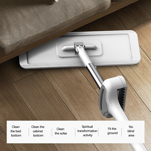 Fregona De Mano Flat Mop Para Uso Doméstico, Húmeda Y Seca,