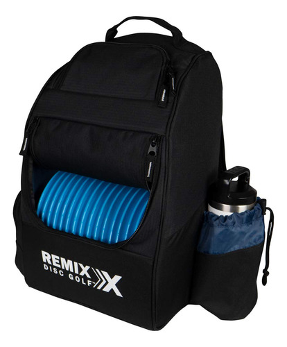 Remix Disc Golf Mochila Deluxe Disc Golf Bag - Negro