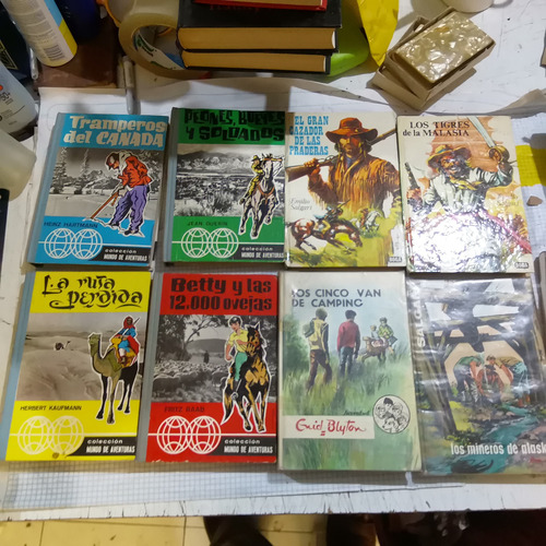 Lote De 8 Libros Juveniles De Aventuras En Buen Estado. (Usado)
