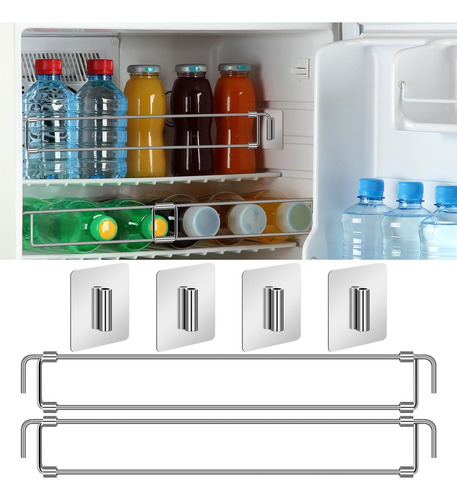 Barras De Refrigerador Rv Ajustables De Acero Inoxidable De