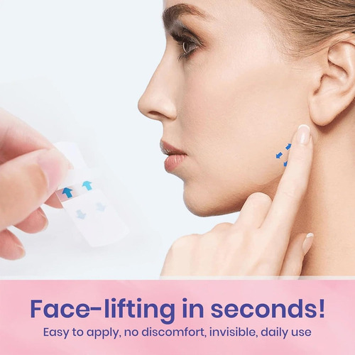 - Fita De Lifting Facial Invisível Em V, Lifting Instantâneo