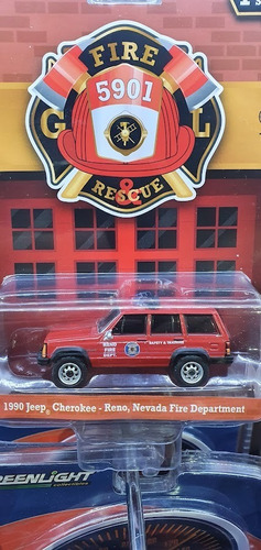 1990 Jeep Cherokee Nevada Fire Deparment Greelight 1/64