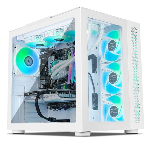 Pc Pride Factor White R7 5700x/ Rtx 4060/ 32gb/ 1tb M.2