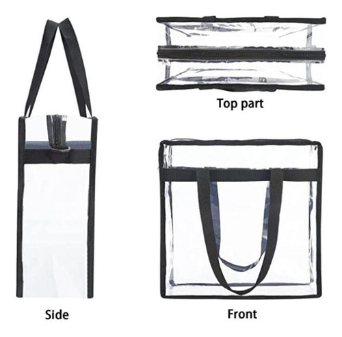 Bolsa De Asas Transparente Estadio Portátil Aprobado Para
