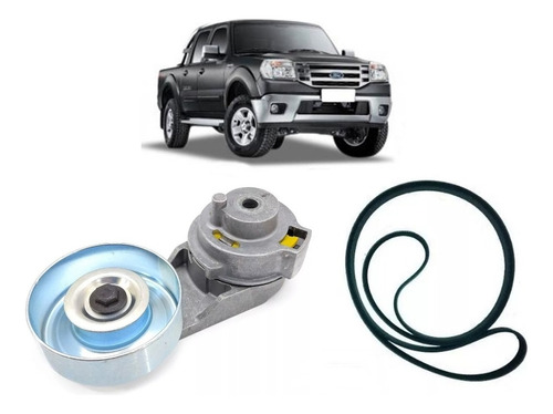 Kit Correia Do Alternador Tensor Ranger 3.0 8v Diesel 2005 A 2012