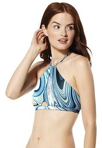 Top Bikini Speedo Noemi Amalfi Para Mujer Color Azul