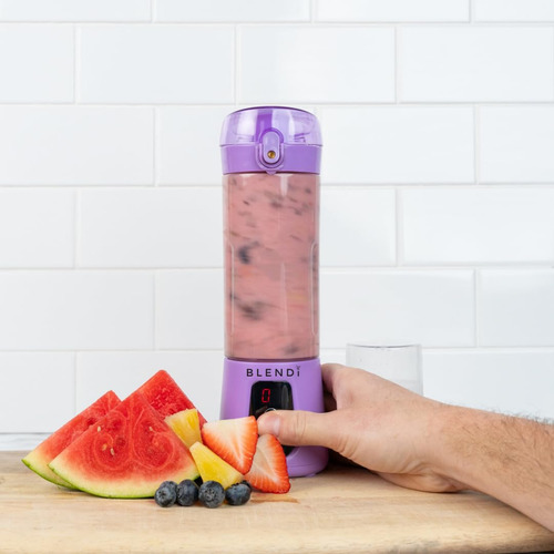 Licuadora Portátil Blendi Pro+ 500 Ml Púrpura Con Motor De 1