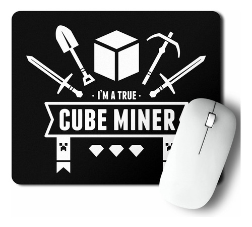 Mouse Pad Cube Miner (d1478 Boleto.store)