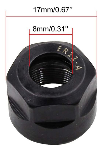 Tuercas Hexagonales De Sujeción Con Pinza Er11-a M14, 8 Unid
