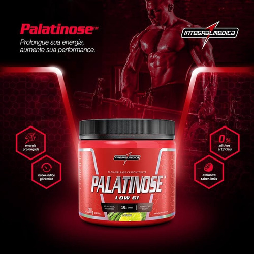 Imagem 3 de 4 de Palatinose Baixo Índice Glicêmico 300g - Integral Medica