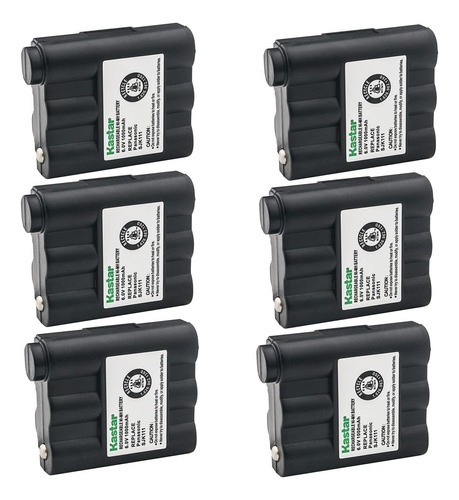 Paquete De 6 Baterías Recargables Ni-mh 6v 1000mah Para Radi
