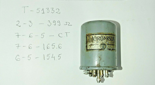 Thordarson Audio Transformer Made Is U.s.a.t-51332 Bbd (Usado)