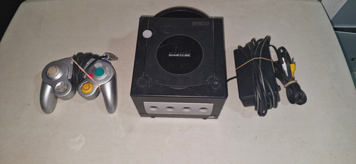 Consola Nintendo Gamecube Funcionando Sin Detalles Negro (Usado)