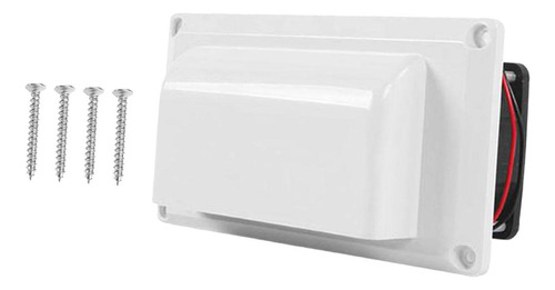 Li Ventilador Lateral For Autocaravana, 12 V, Color Blanco