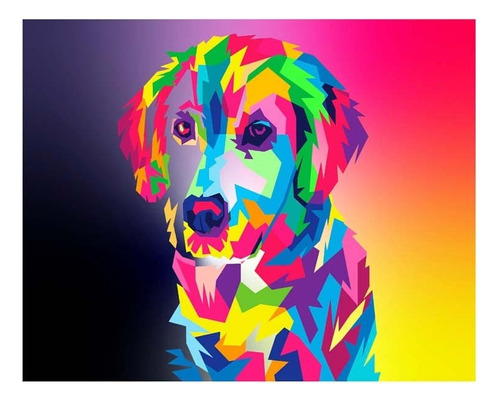 Diamond Paintings Colorfull Doggy Maka