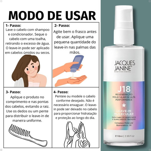 Leave-in Jacques Janine J18 118ml