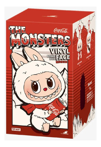 Laa Muñeco Labubu Edición Coca Cola The Monsters Colgante