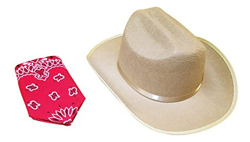 Sombrero Vaquero Junior Aeromax Con Pañuelo