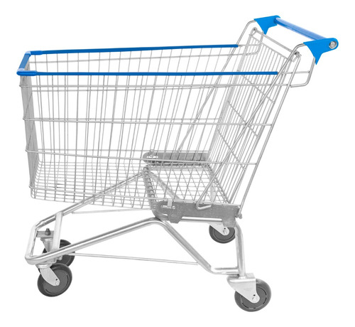 Carrinho Compras Com Cesto 160 Litros Supermercado Lojas
