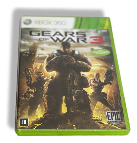 Gears Of War 3 Xbox 360 Retrocompativel Legendado Fisico (Recondicionado)