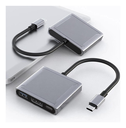 _ Usb C Para Displayport Hub Conversor Docking Station