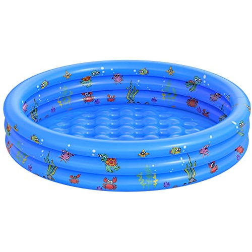 Piscina Inflable, Redonda Y Portátil Para Bebés Y Niños, Par