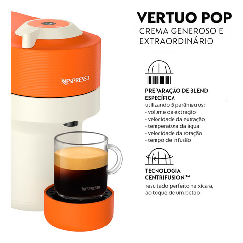 Cafeteira Nespresso Vertuo Pop Pantone Edição Limitada 110v