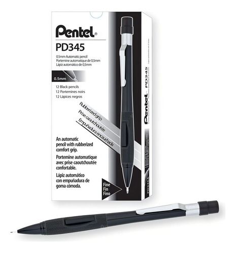 Pentel Rapido Clicker Portaminas, Mina De 0,5 mm Tamaño