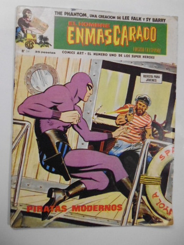 El Hombre Enmascarado (el Fantasma)nro. 34  Comic En Fisico