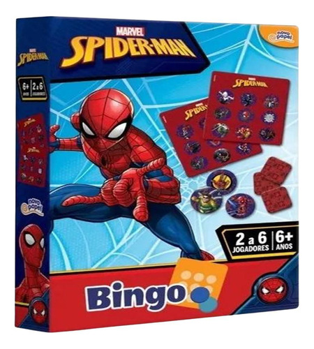 Jogo Marvel - Bingo Homem Aranha - Toyster 8017