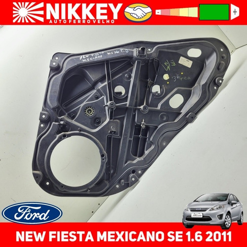 Maquina Vidro Traseiro Direito New Fiesta Sedan Mexicano 11