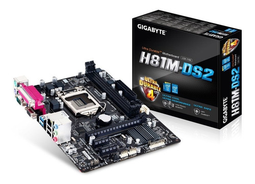 Tarjeta Madre Gigabyte Ga-h81m-ds2 Socket 1150 New Box
