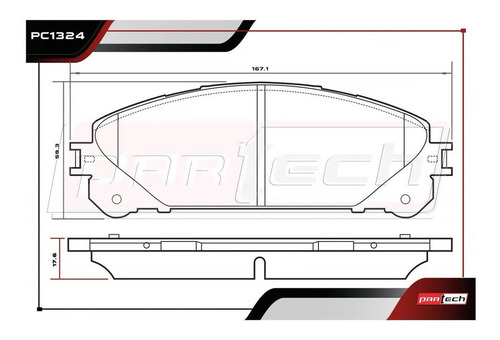 Balatas Highlander 2009-2013 2.7 Delantero Gas Ceramicas