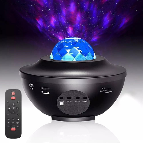 Lámpara Proyector Galaxia 21 Patrones Parlante Y Bluetooth