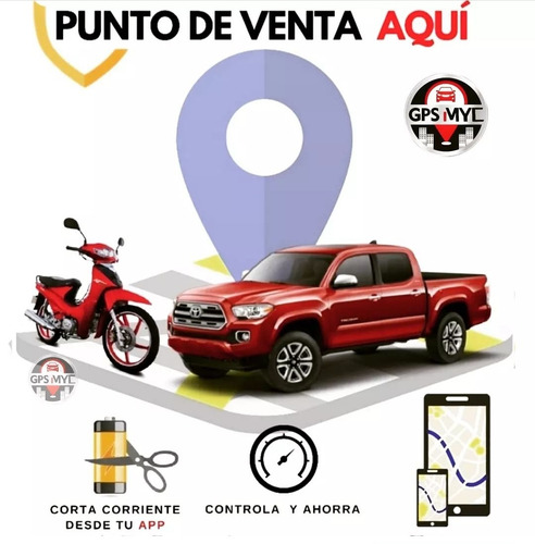 Imagen 1 de 4 de Gps Tracker + Sim Card Y Plataforma Por 01 Año Carro Moto