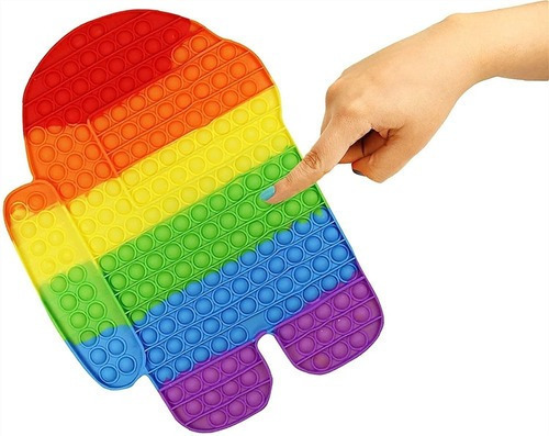 C. 2 Piezas Juguete Fidget Pop It! - Gigante (40 Cm X 30 Cm)