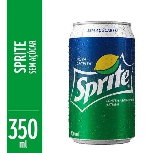 Refrigerante Limão sem Açúcares Sprite Lata 350ml