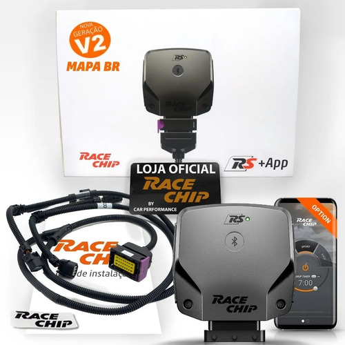 Chip De Potência Racechip Rs App Tiguan R-line 2.0t 220cv