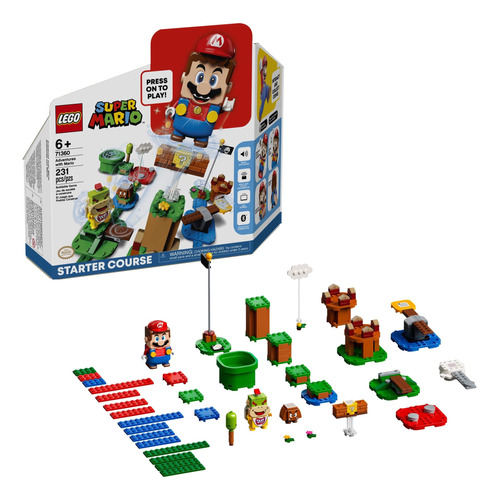 Lego Super Mario Aventuras Con Mario Set Construcción 6 Añ