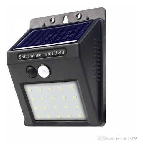 Luz Led Solar De Muro Con Sensor De Movimiento 3w Exterior 