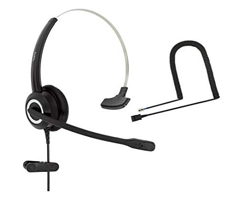 Compatible Con Grandstream Yealink Snom Rj9 Phone Headset Au